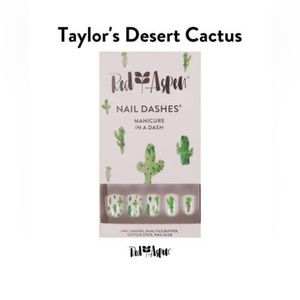 Red Aspen Nail Dashes - Taylor’s Desert Cactus